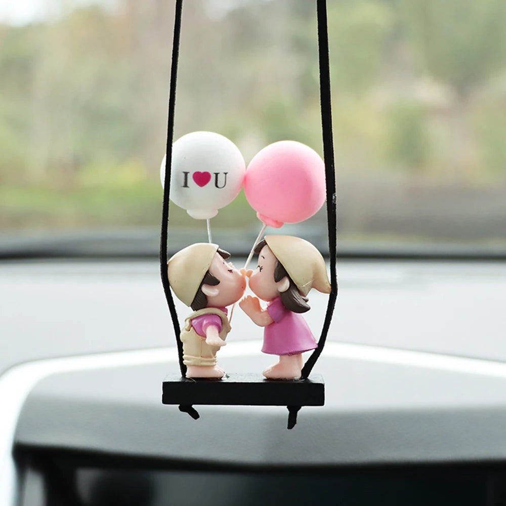 CowLost | gin-product_id-kiss-boys-and-girls-balloon-car-rearview-mirror-pendant-ornament |7