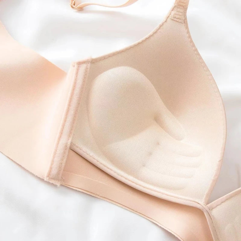 CowLost | push-up-bras-for-women-seamless-underwear-non-wire-bra-japanese-style-solid-padded-bralette-female-sexy-lingerie-3-4-cup-s-xxl |8