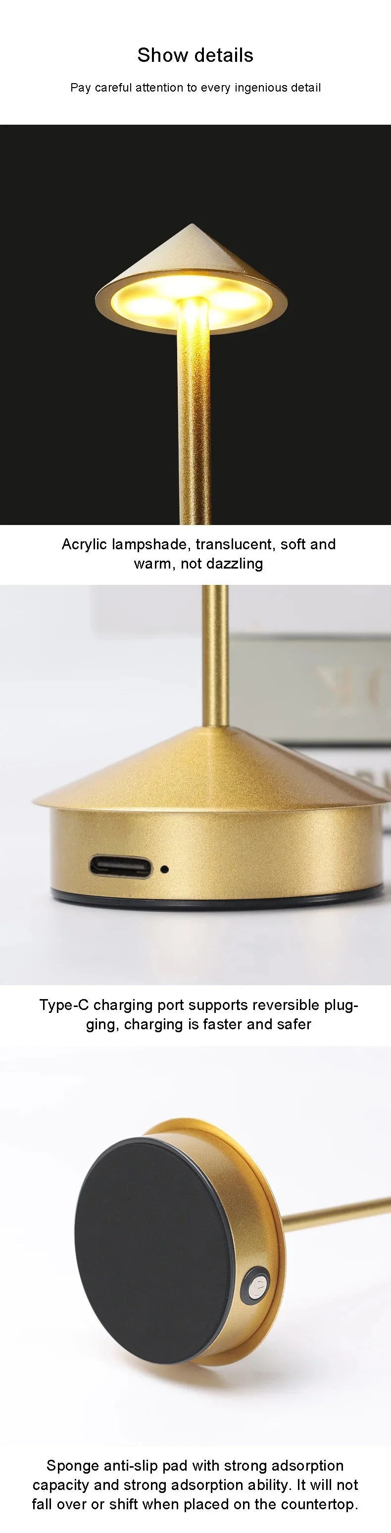 CowLost | product_id-rechargeable-type-c-touch-led-table-lamp-for-dining-hotel-bar-and-desk-use |14