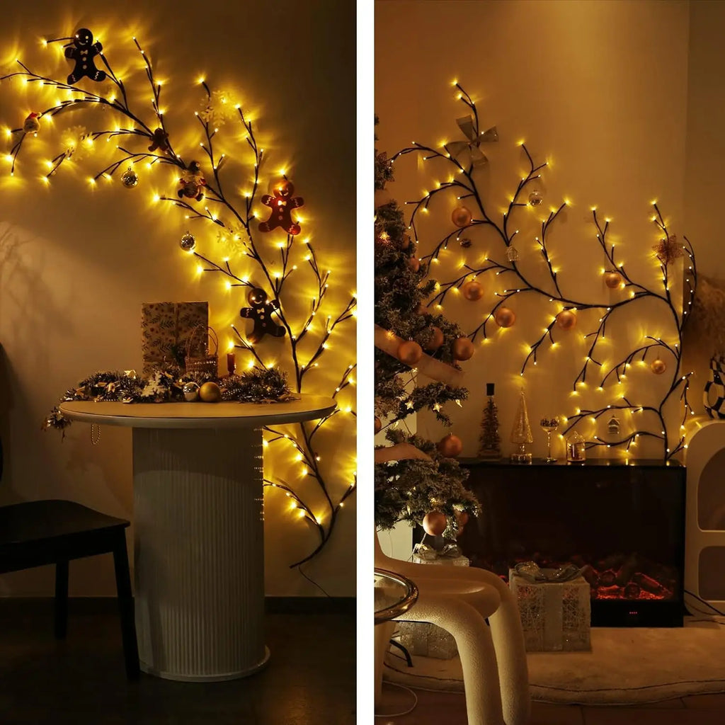 CowLost | product_id-144led-usb-bendable-artificial-willow-vine-string-lights-for-indoor-holiday-decor |10