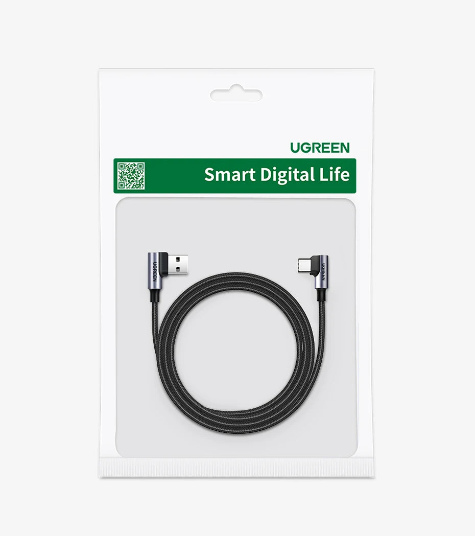 CowLost | ugreen-90-degree-usb-c-cable-nylon-fast-charge-usb-type-c-cable |20