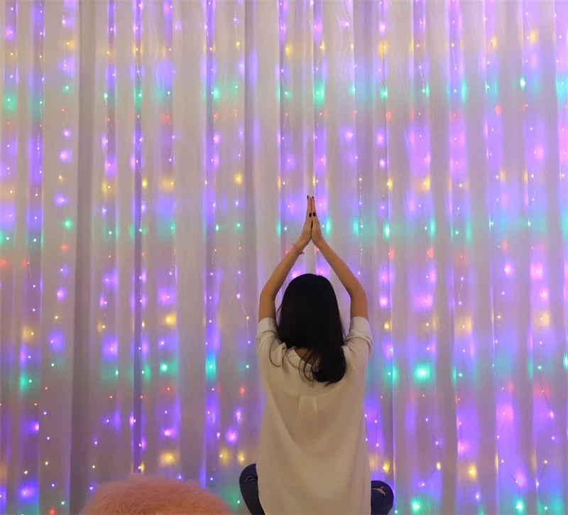 CowLost | product_id-led-fairy-string-curtain-lights-usb-remote-8-modes-christmas-holiday-decor |23