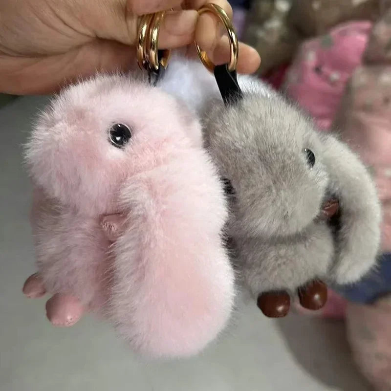 CowLost | product_id-bunny-plush-keychain-soft-fluffy-rabbit-stuffed-animal-accessory |4