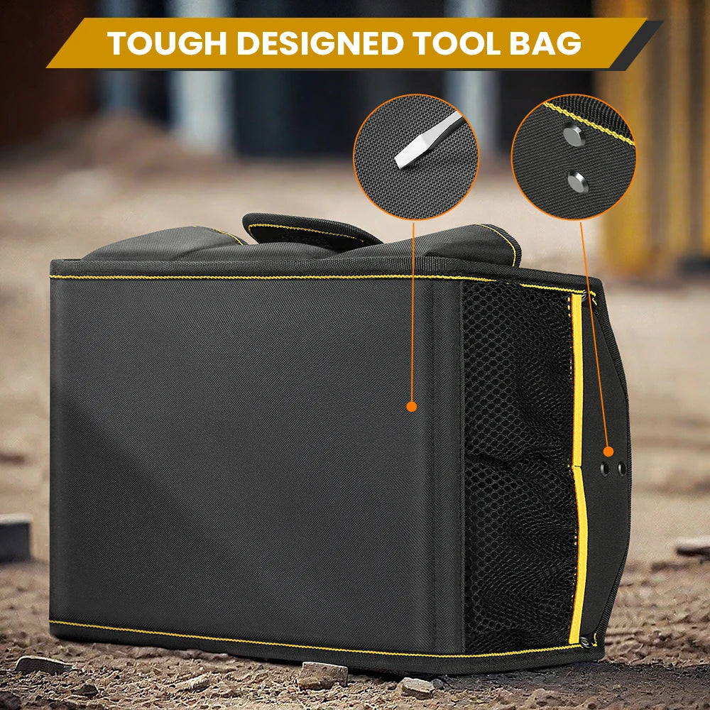 CowLost | product_id-winhunt-10-pocket-wide-mouth-heavy-duty-tool-tote-bag-for-electricians |6