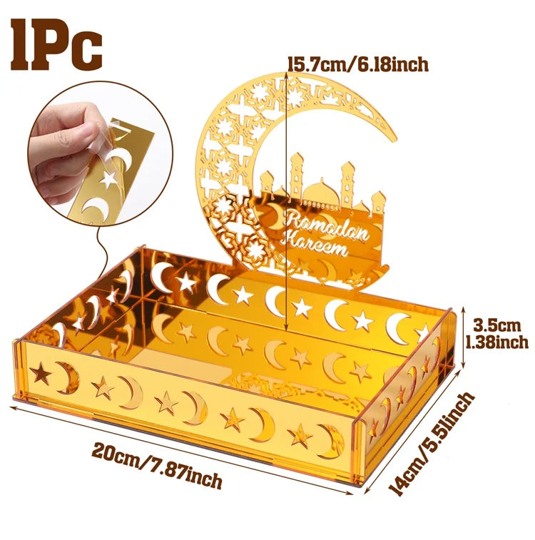 CowLost | eid-mubarak-tray-ramadan-table-centerpieces-plate-acrylic |25