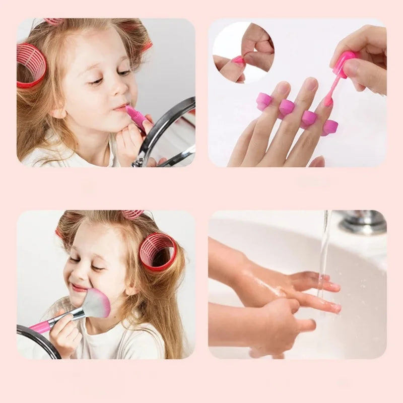 Kids Princess Makeup Play Set Non-Toxic Cosmetic Toy for Girls