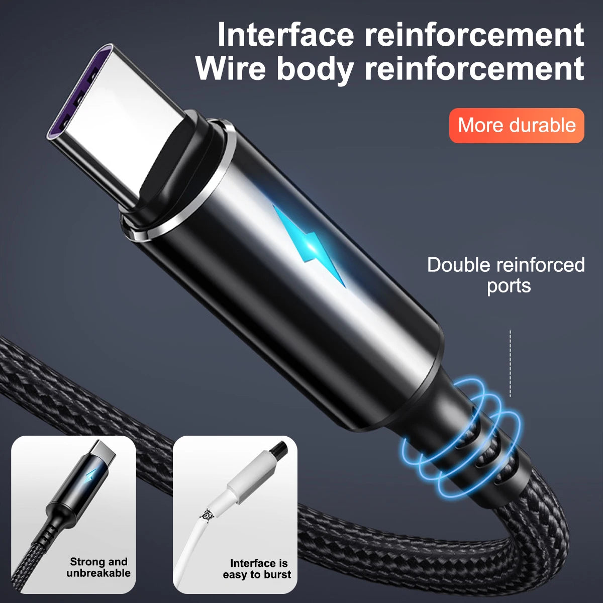 CowLost | product_id-25cm-fast-charging-nylon-micro-usb-type-c-data-cable-for-ios-android-phones |4