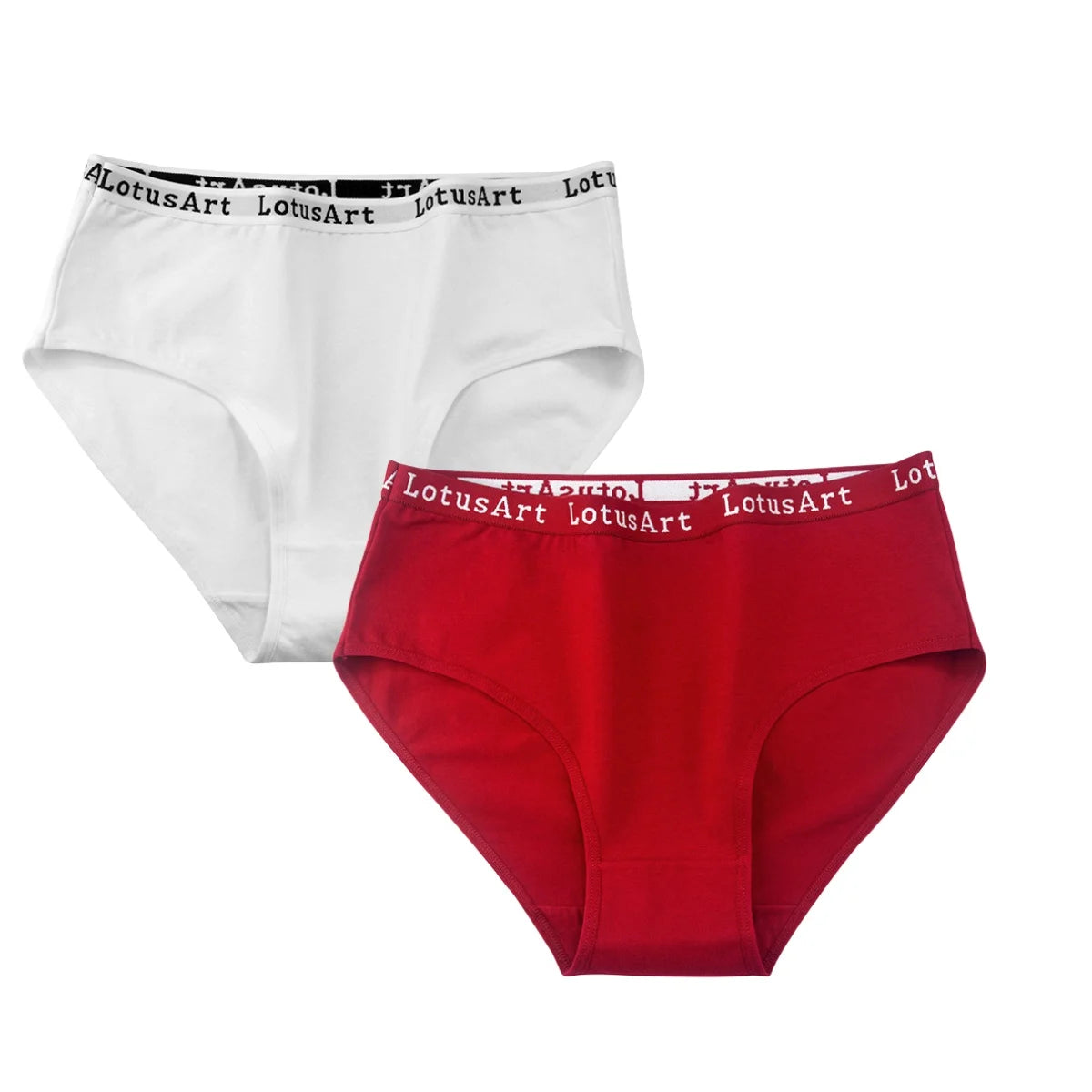 CowLost | product_id-2pcs-women-high-waist-cotton-briefs-tummy-control-breathable-m-2xl |18