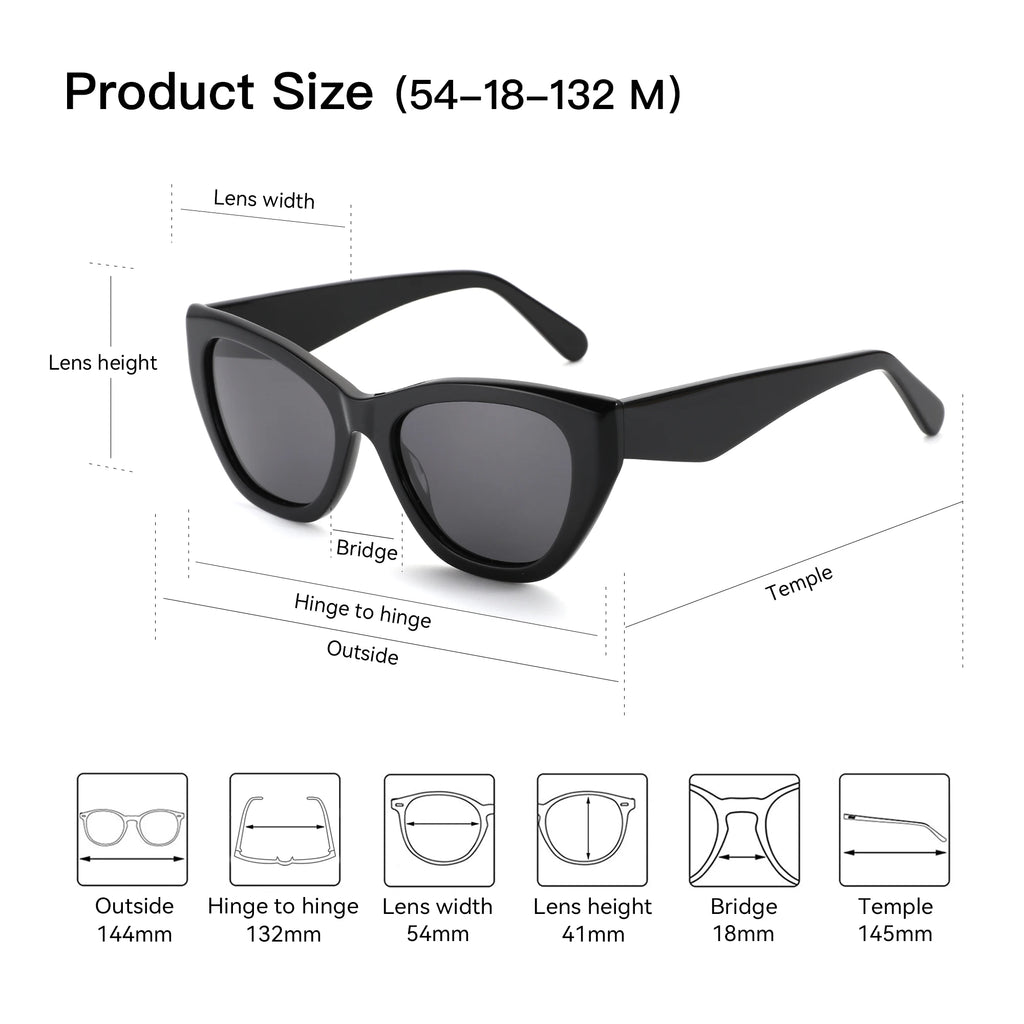 CowLost | zenottic-square-acetate-polarized-sunglasses |5