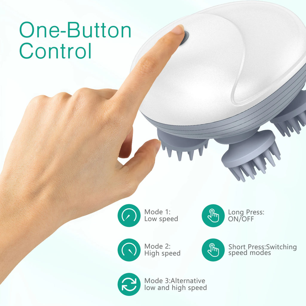 ORIA Handheld Electric Cat Massager for Relaxation and Hair Growth