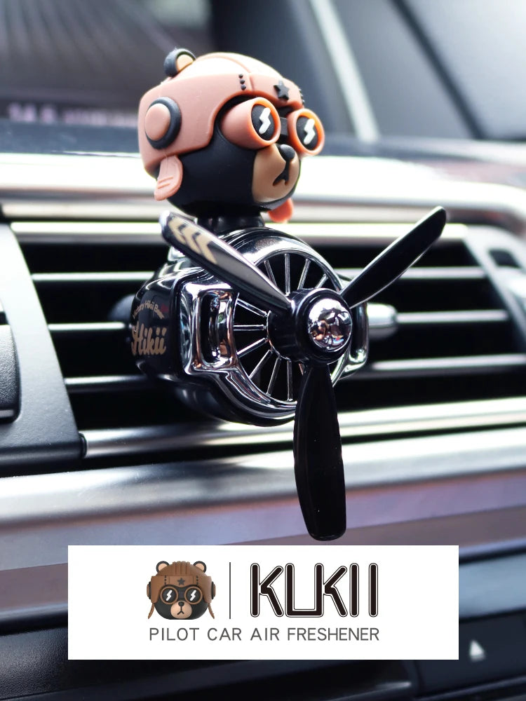 CowLost | product_id-pilot-bear-head-wind-rotation-car-air-freshener-vent-diffuser |7