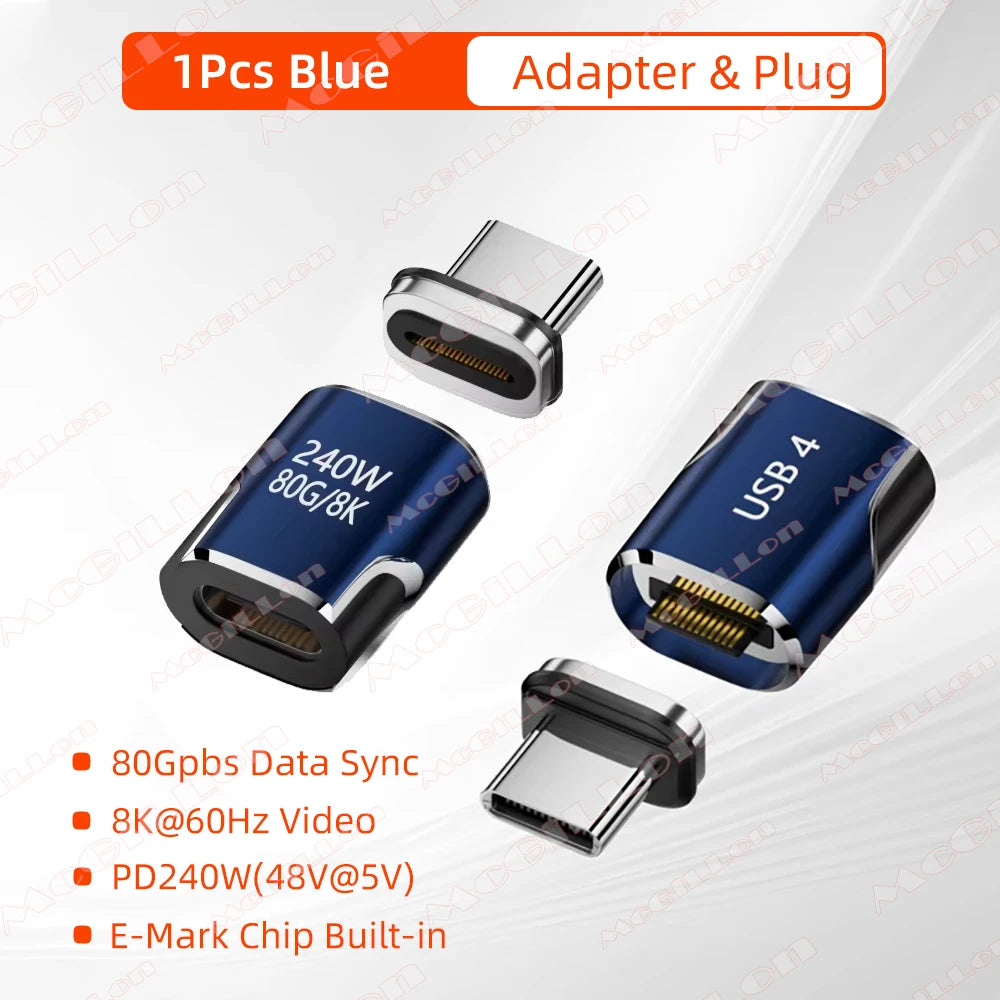 CowLost | product_id-usb4-thunderbolt-5-magnetic-usb-c-to-usb-c-adapter-240w-pd-fast-charging-80gbps-8k-60hz |14