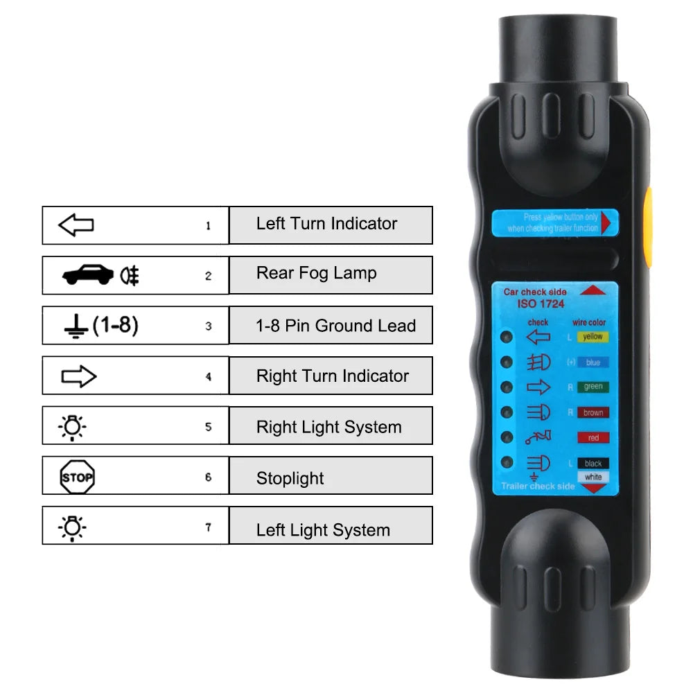 CowLost | product_id-12v-7-pin-trailer-light-wiring-tester-diagnostic-tool |9