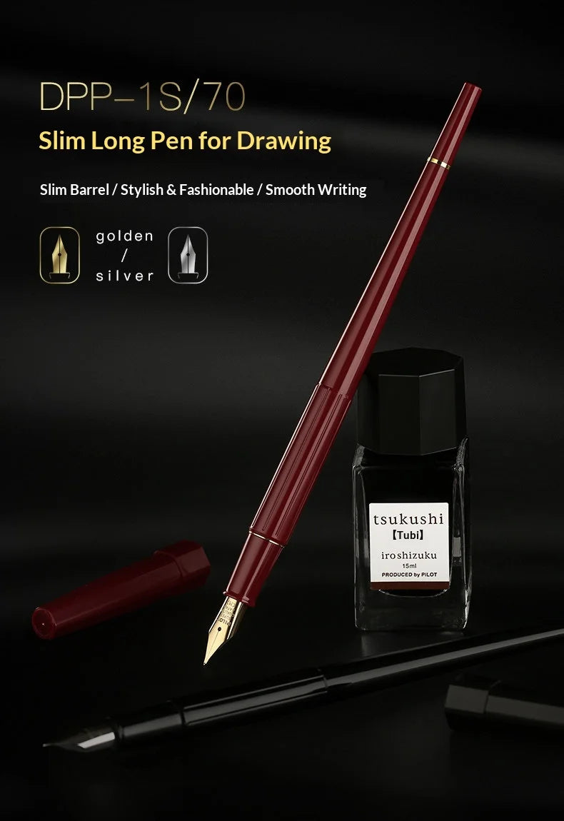CowLost | product_id-pilot-dpp-70-dpn-1s-fountain-pen-with-long-handle-stainless-steel-nib-smooth-writing-for-sketching-calligraphy |6