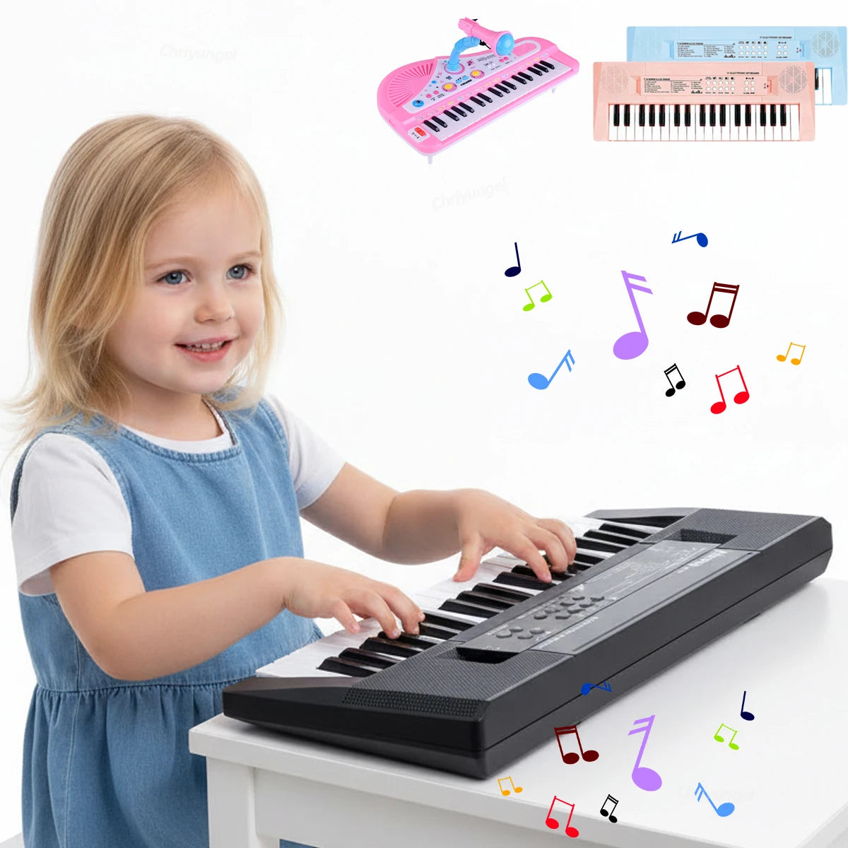 CowLost | product_id-37-key-kids-electronic-piano-keyboard-with-microphone-educational-toy-gift |1