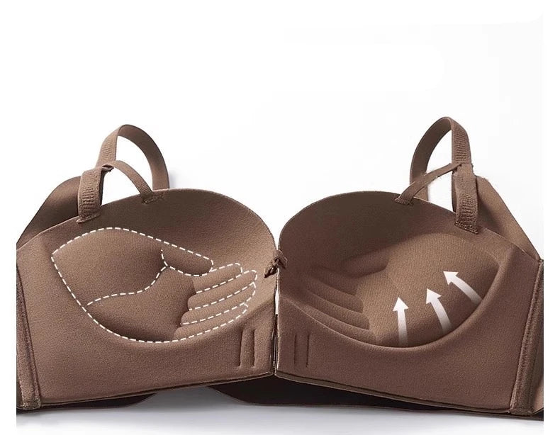 CowLost | product_id-seamless-wire-free-front-button-push-up-bra-with-thick-molded-cups-for-women |3