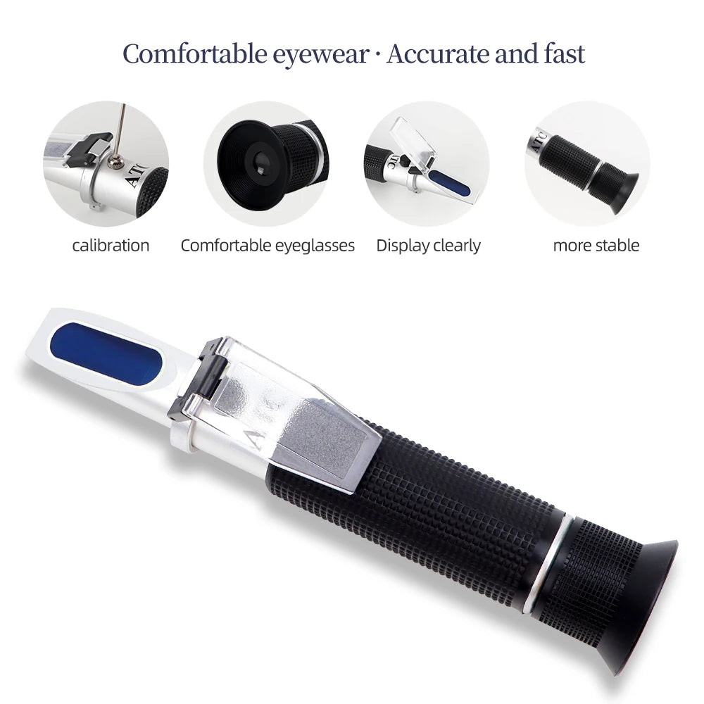 ATC Handheld Animal Serum Protein Refractometer 1.000-1.060RI for Cat Dog Urine Specific Gravity