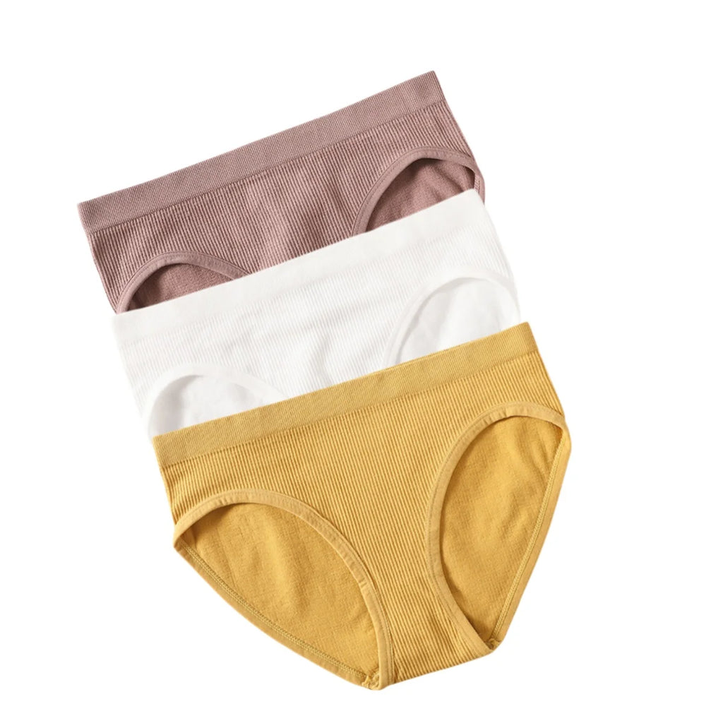 CowLost | product_id-3pcs-womens-seamless-low-rise-full-coverage-briefs |17
