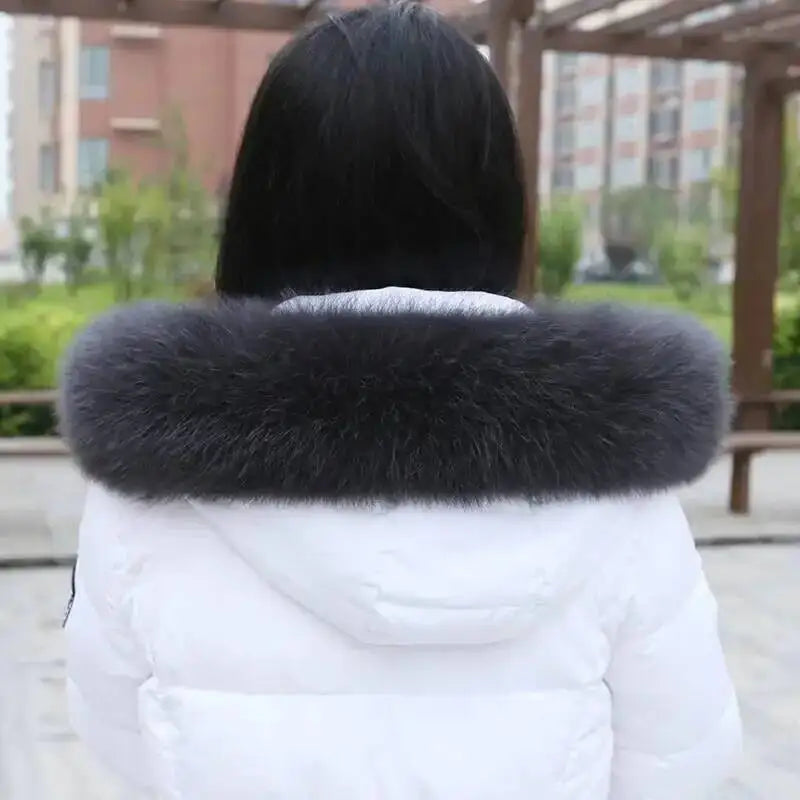 CowLost | fox-fur-collar-for-women-luxury-warm-winter-coat-trim-scarf |18