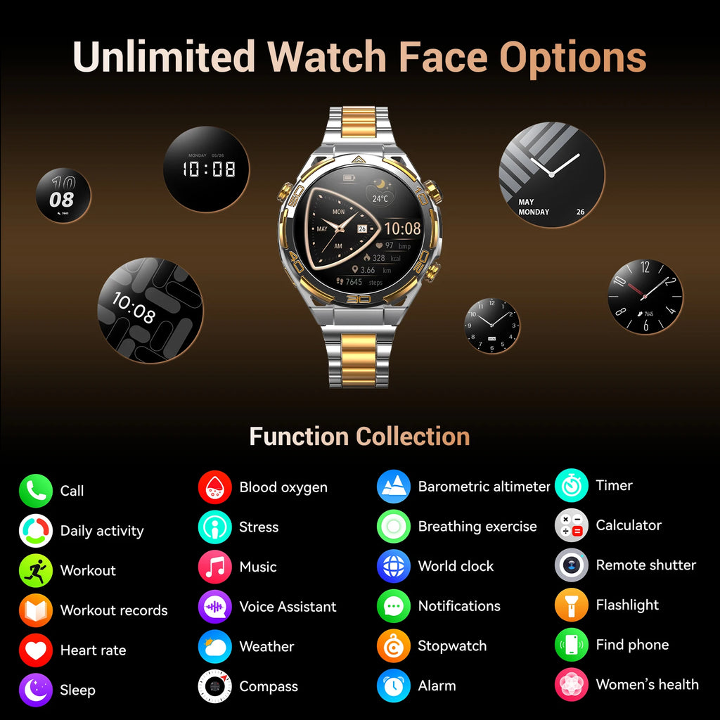 CowLost | blackview-w90-pro-gps-smart-watch-1-43-hd-amoled-display |19