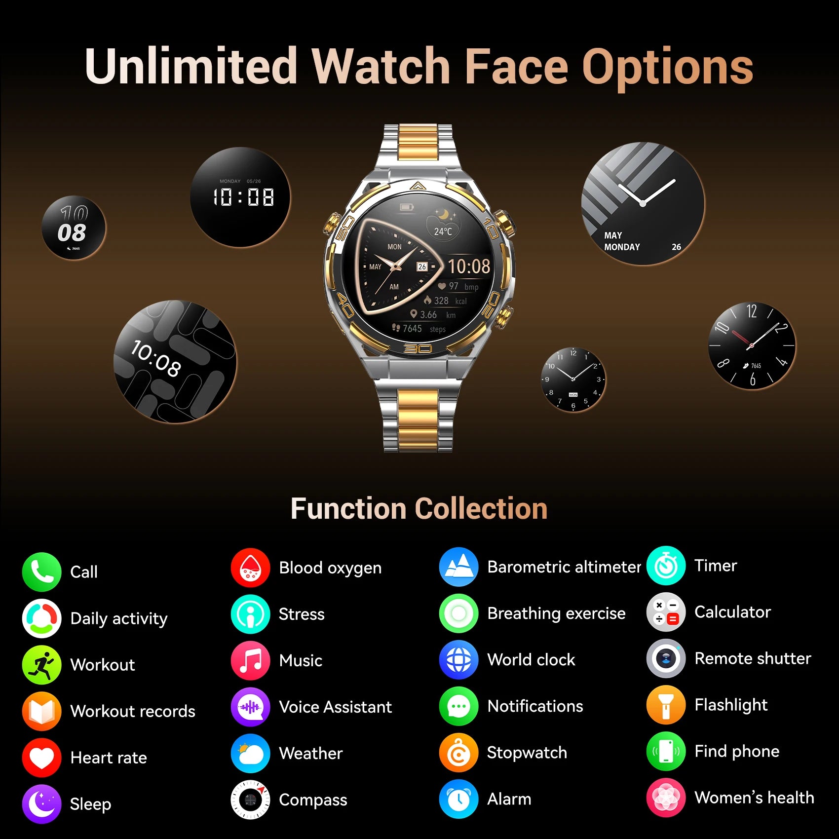 CowLost | blackview-w90-pro-gps-smart-watch-1-43-hd-amoled-display |19