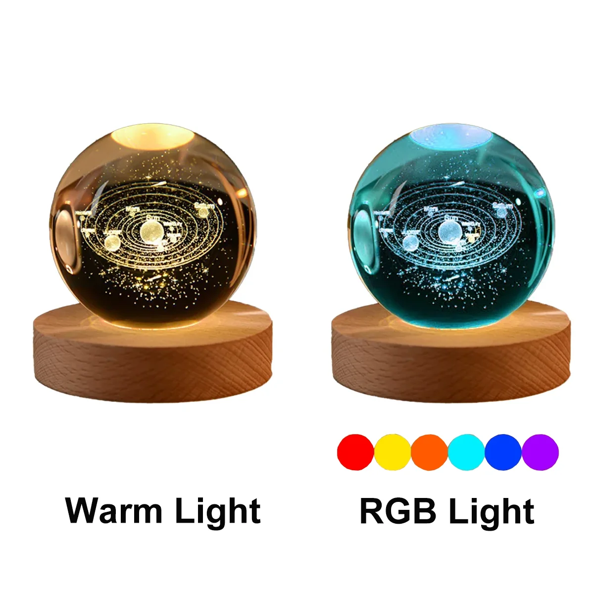 CowLost | product_id-6cm-solar-theme-cosmos-crystal-ball-night-light-rgb-milky-way-moon-desk-ornament |20