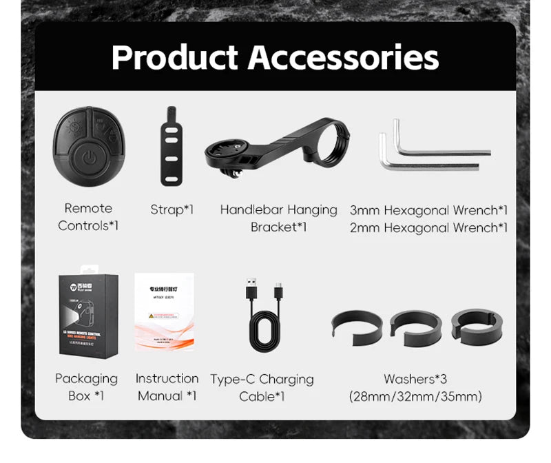 CowLost | sporting-goods-west-biking-1600-lumen-waterproof-wireless-remote-bike-headlight |12
