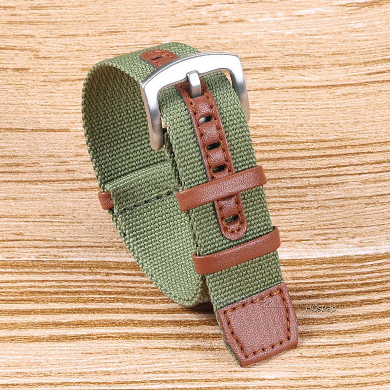 CowLost | product_id-20mm-22mm-nylon-and-genuine-leather-watch-strap-for-khaki-field-outdoor-sport-men |13
