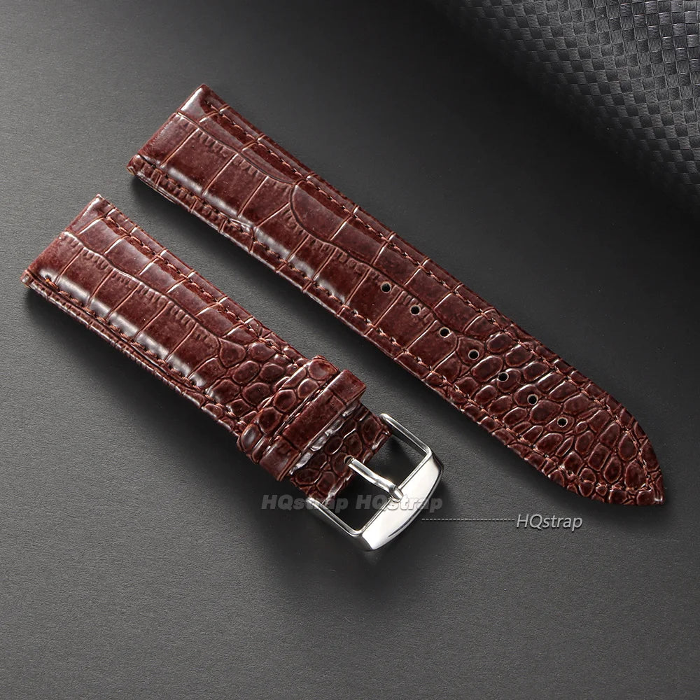 Ultra Fiber Leather Watch Band 18mm 20mm 22mm Universal Strap for Men Women