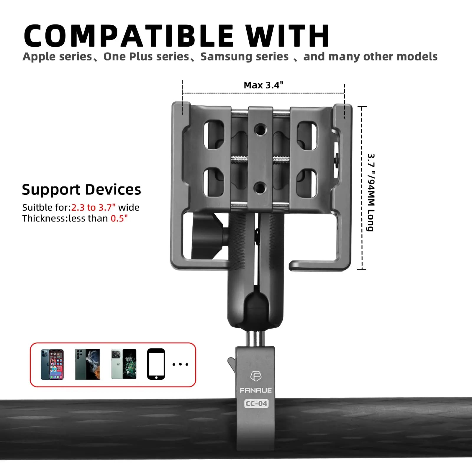 CowLost | motorcycles-product_id-fanaue-shock-absorber-phone-holder-for-motorcycles-bicycles-atv-utv |6