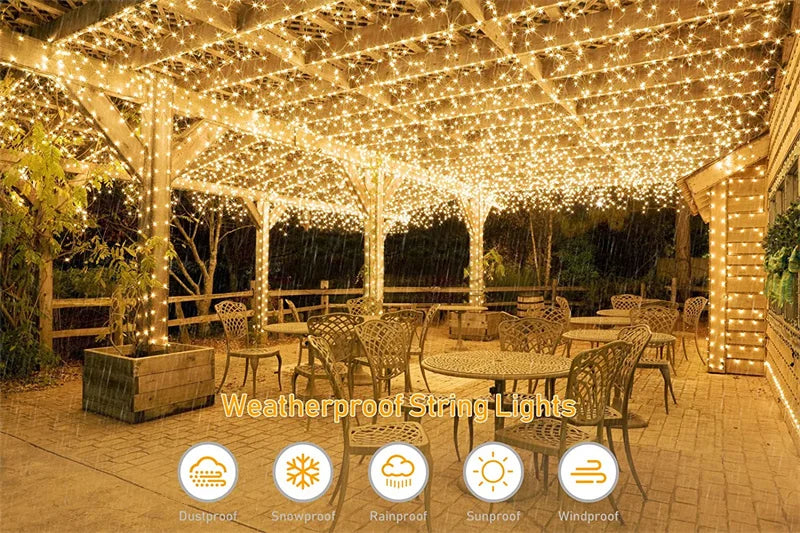 CowLost | product_id-32m-solar-powered-waterproof-led-fairy-lights-for-outdoor-garden-christmas-wedding-party-decor |7