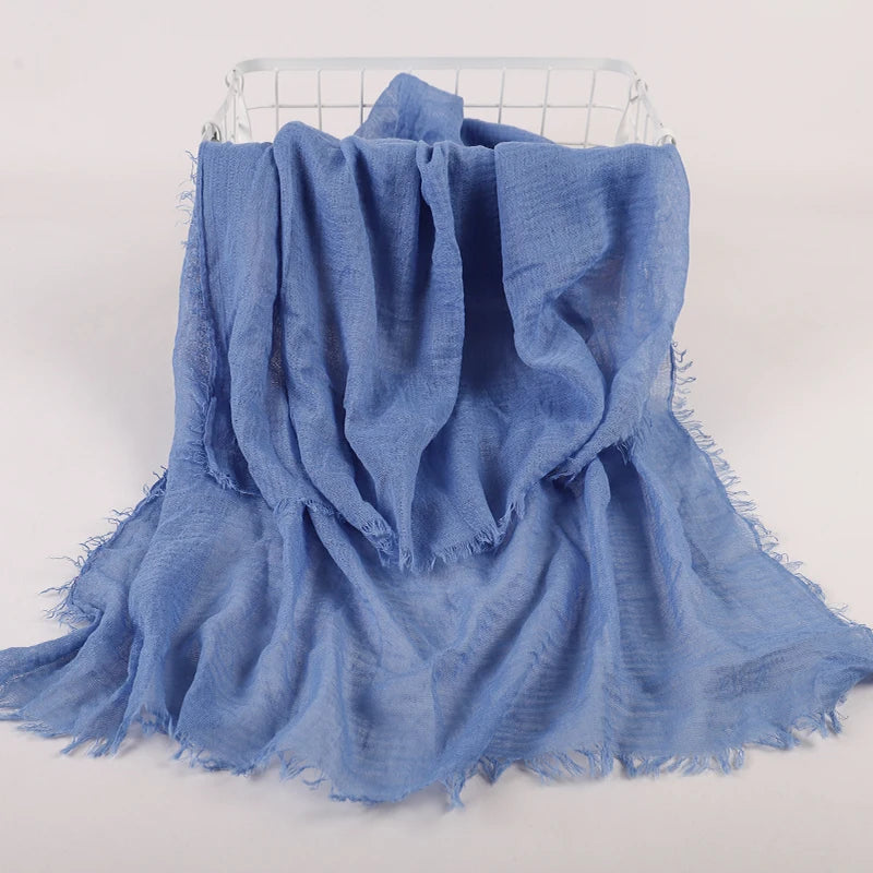 CowLost | ramadan-cotton-crinkle-headband-veil-scarves |6