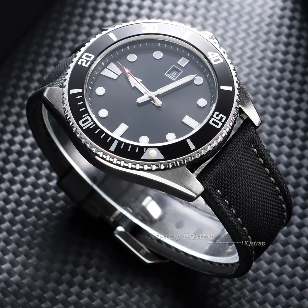 CowLost | product_id-nylon-sailcloth-quick-release-watch-band-for-omega-seiko-20mm-22mm-23mm-black-unisex-strap |6
