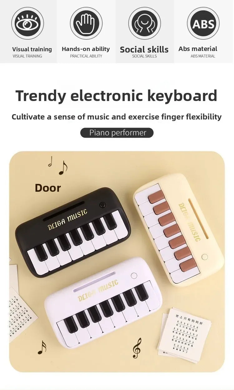 CowLost | product_id-portable-15-key-digital-mini-keyboard-educational-piano-toy-for-children-gift |7
