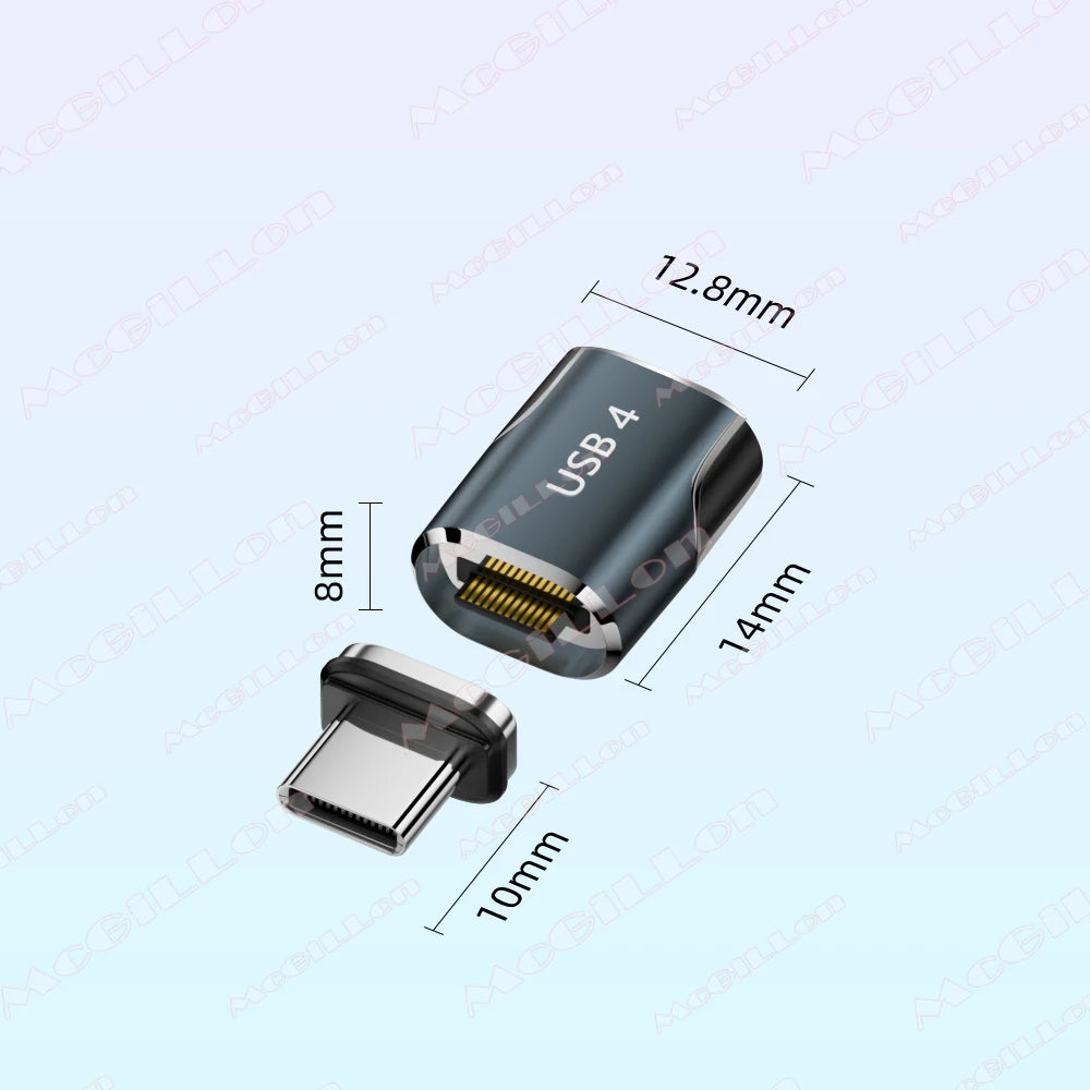 CowLost | product_id-usb4-thunderbolt-5-magnetic-usb-c-to-usb-c-adapter-240w-pd-fast-charging-80gbps-8k-60hz |12