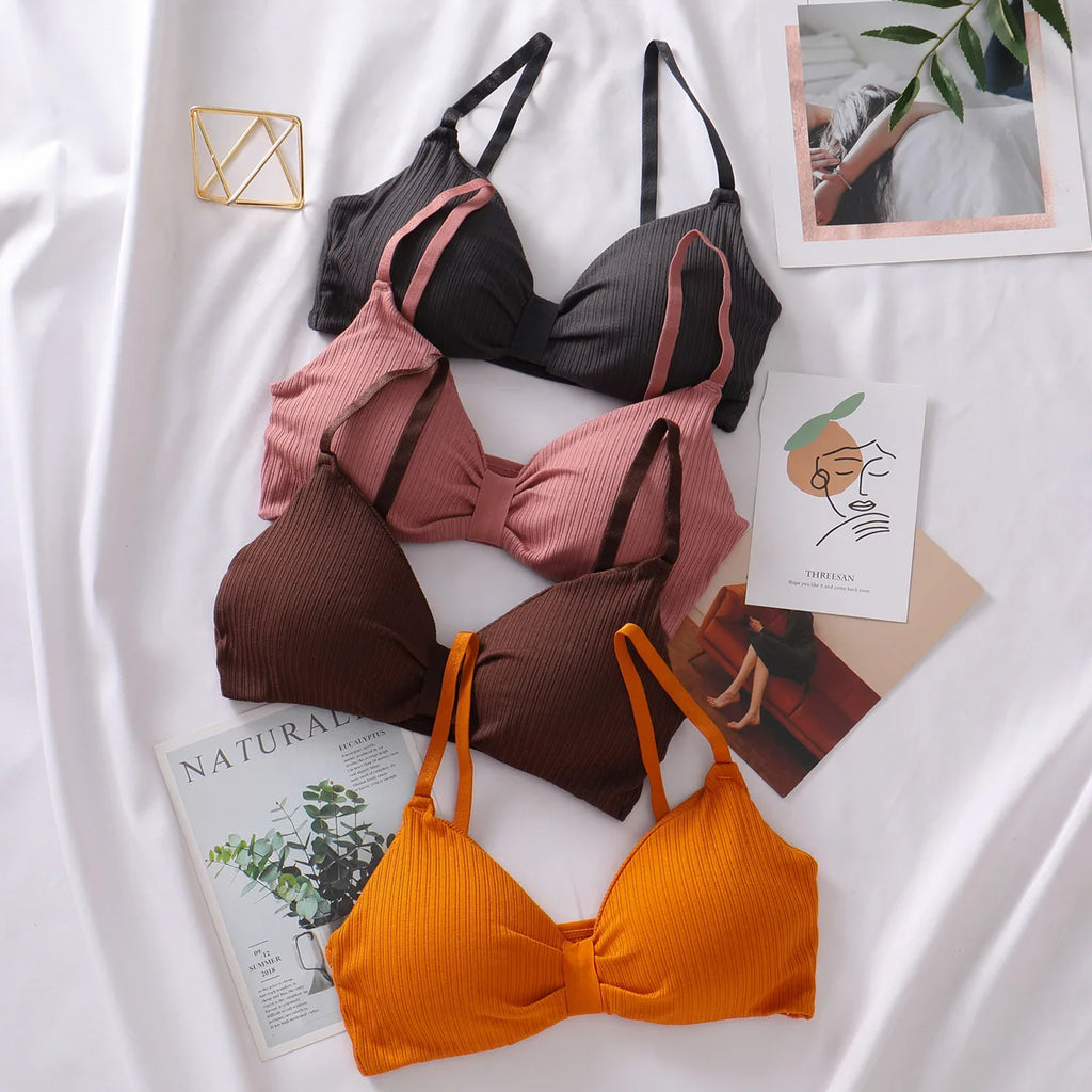 CowLost | product_id-women-s-seamless-wire-free-push-up-bra-with-adjustable-straps-solid-color |2