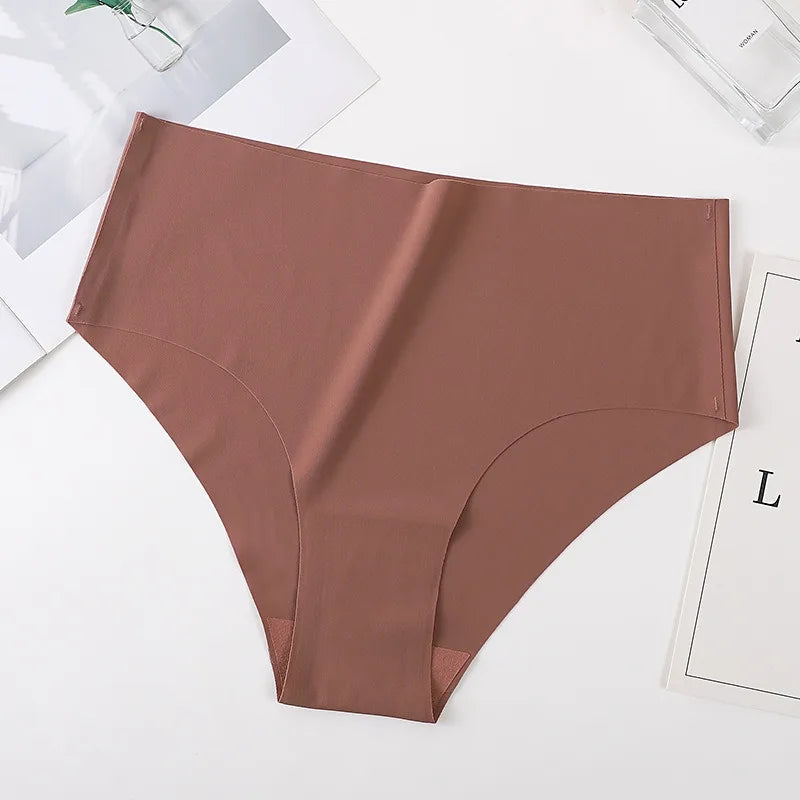 CowLost | product_id-2pcs-womens-high-waist-seamless-ice-silk-briefs-xs-xl |13