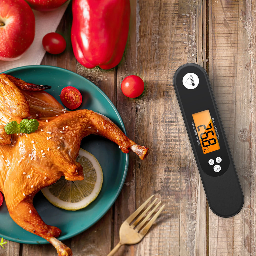 ORIA Digital Waterproof Food Thermometer for BBQ, Meat, Water, and Milk Cooking Probe
