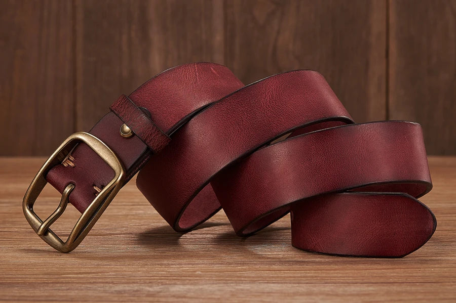 CowLost | thick-cowhide-copper-pin-buckle-real-genuine-leather-belt-for-jeans |20