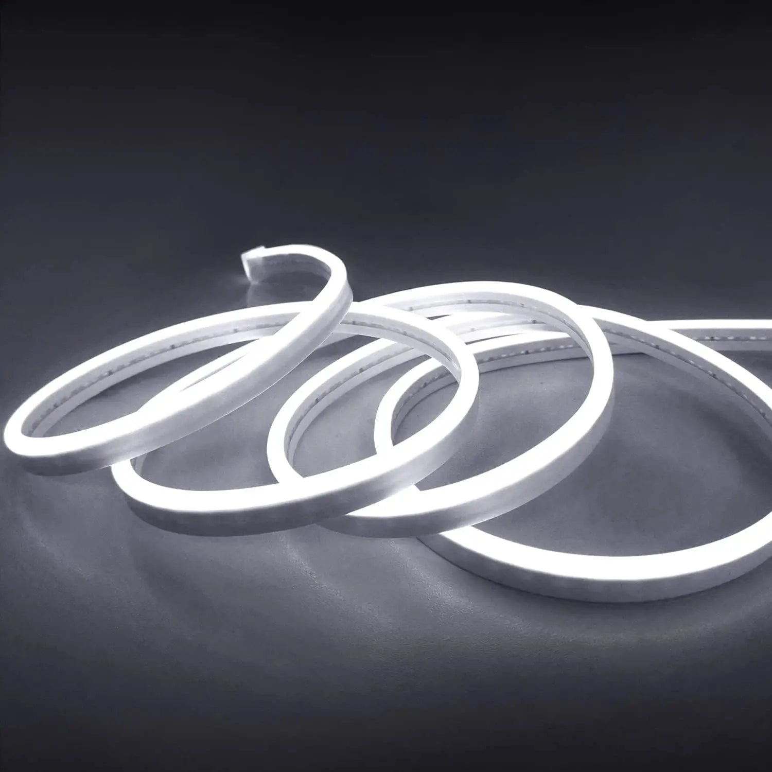10M Warm White Neon LED Strip 120 LEDs/m IP65 Waterproof Cuttable for Indoor Outdoor Decor