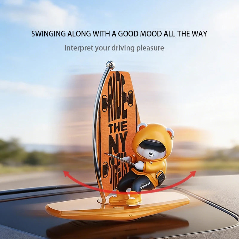CowLost | surfing-product_id-rocking-surfing-bear-car-ornament-for-center-console |1