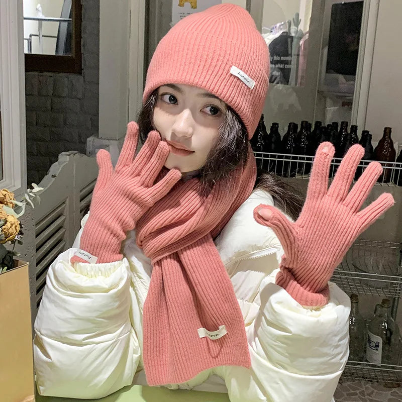 CowLost | knit-neck-scarf-gloves-caps-three-piece-set-for-women-men |11
