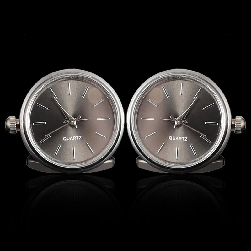 CowLost | luxury-cufflinks-watch-rotatable-electronic-functional-buckle-business |16
