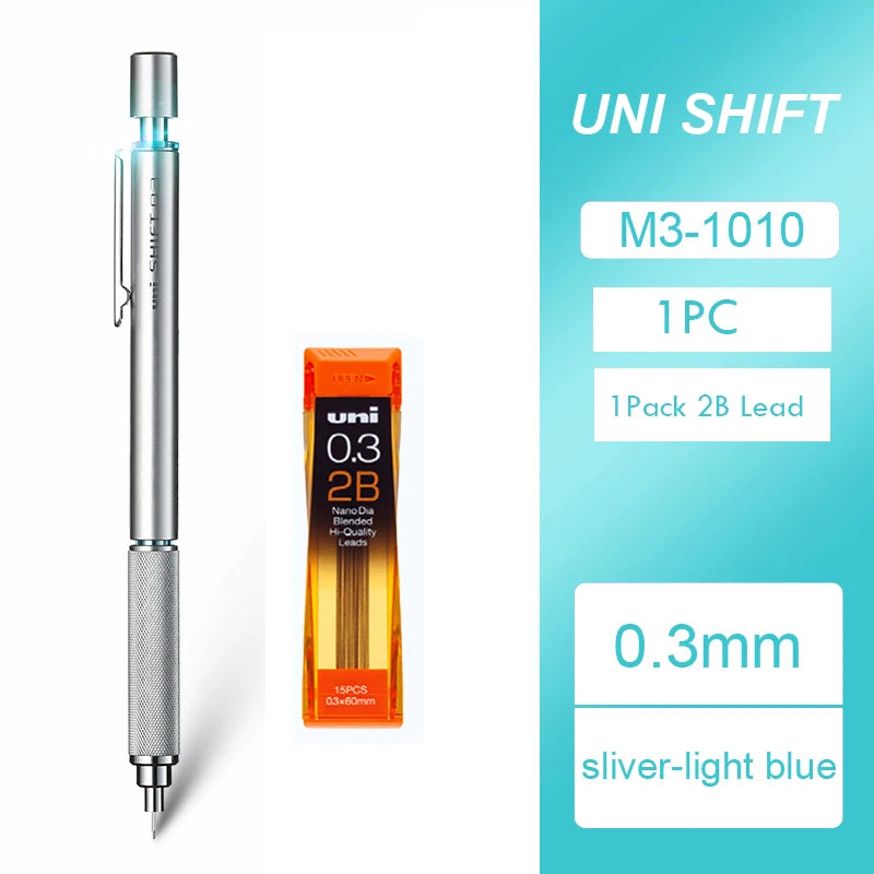 CowLost | product_id-uni-metal-mechanical-pencil-shift-0-3-0-9mm-japanese-stationery-low-center-of-gravity |18