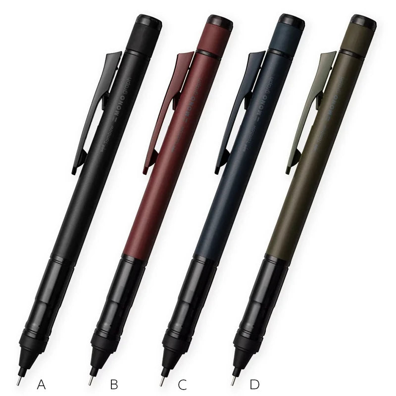 CowLost | product_id-tombow-mono-graph-tune-mechanical-pencil-0-5mm-retro-limited-edition-matte-smooth-low-center-design |3