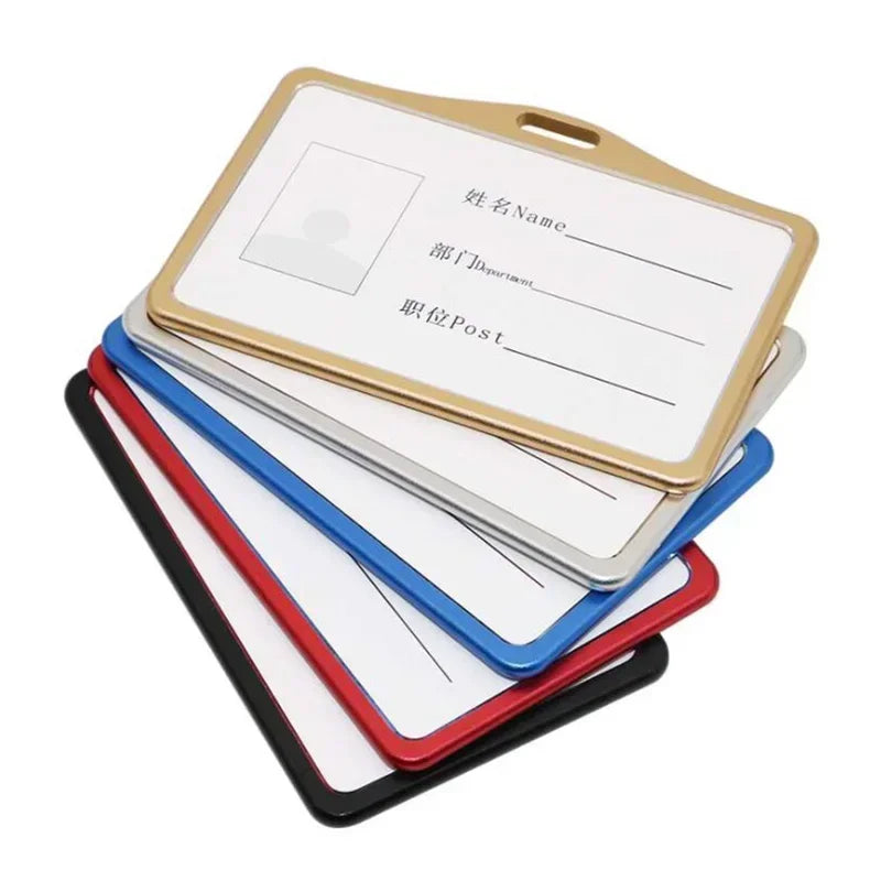 1 Pcs Aluminum Alloy Card Cover Case Bank Business Work Card Holder