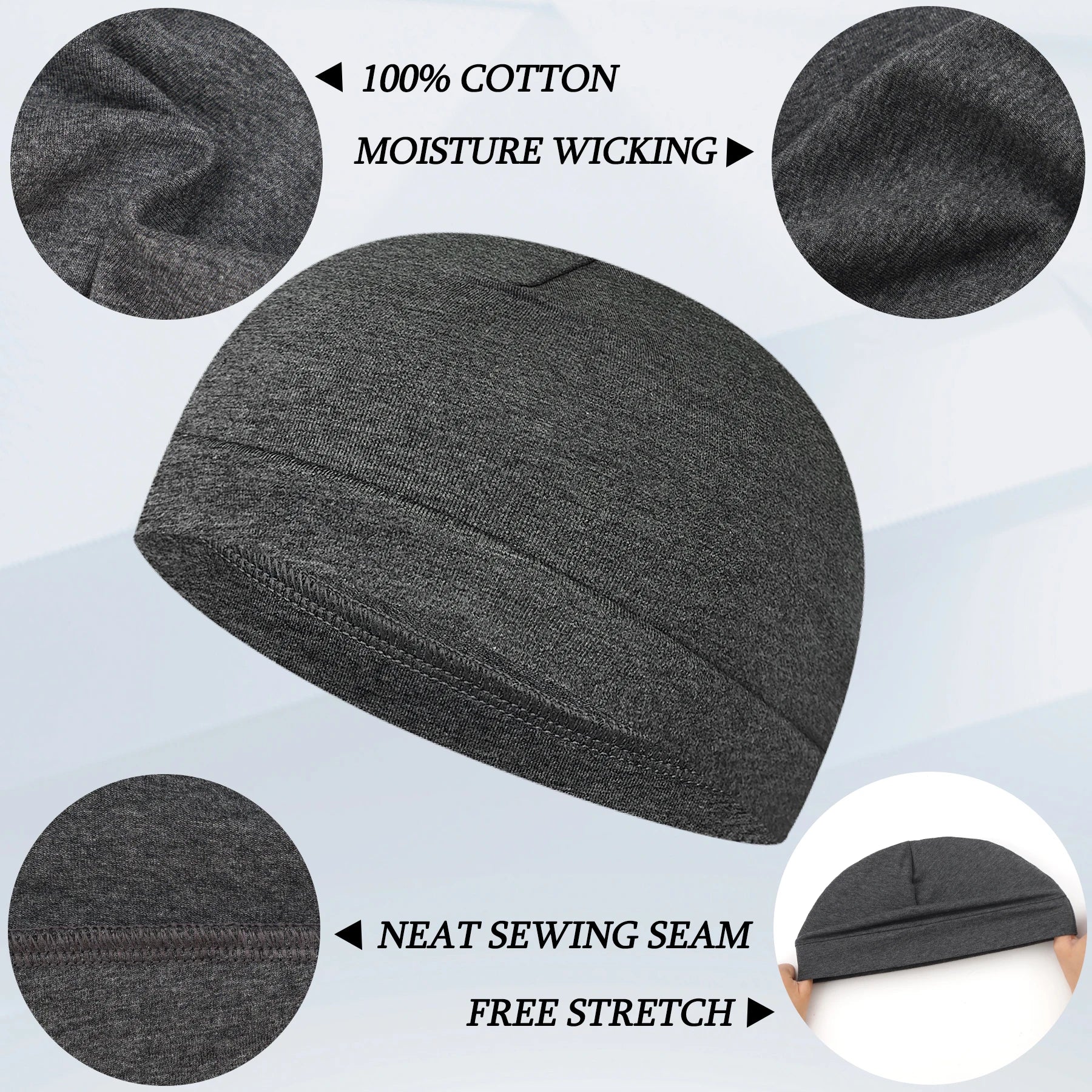 CowLost | 3-pack-unisex-skull-caps |5