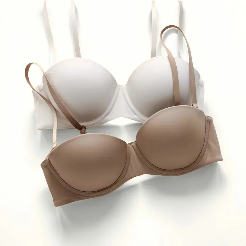 CowLost | product_id-seamless-wireless-push-up-padded-1-2-cup-bra-for-women-comfortable-invisible-brassiere |1