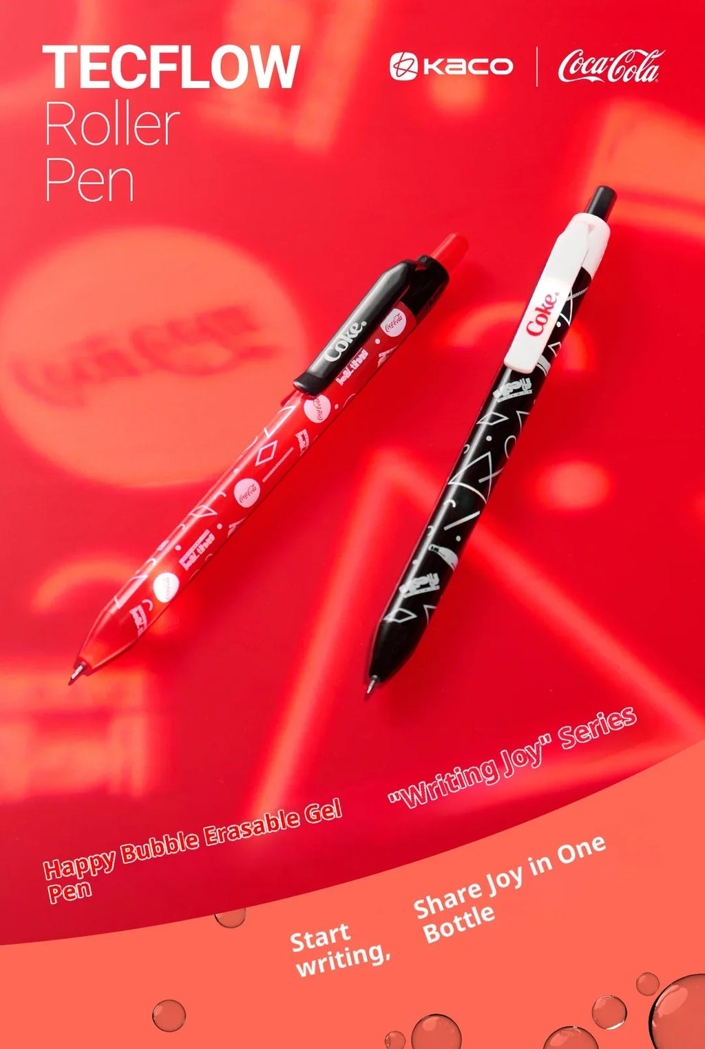 CowLost | product_id-kaco-coca-cola-happy-bubbles-0-5mm-quick-dry-gel-pen-smooth-writing-collectible |7