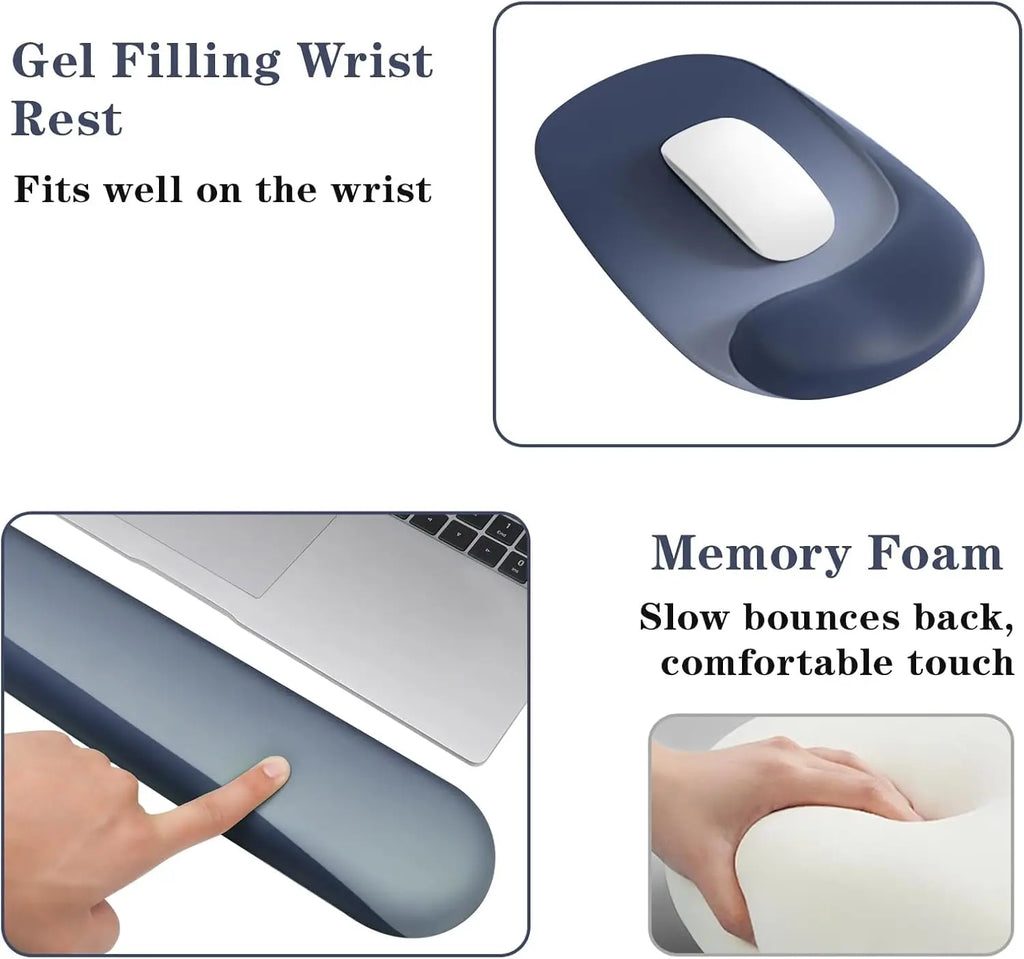 CowLost | ergonomic-mouse-pad-with-gel-wrist-support-premium-lycra-fabric-non-slip-1 |6